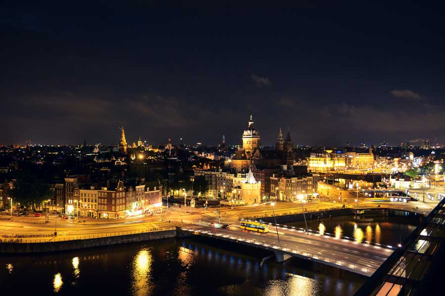 Amsterdam by night